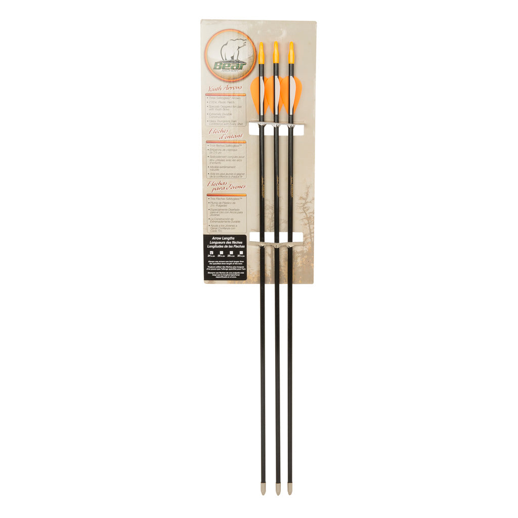 Bear Bear Brave Arrows 3 pk. - Arrows & Bolts - DropShot Archery