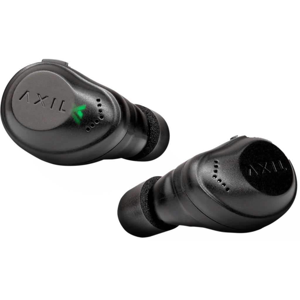 Axil Axil XCOR Wireless Tactical Earbuds w/ Touch Controls & Bluetooth Black - Imported Draft - DropShot Archery