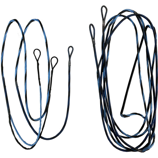 First String FirstString Genesis String and Cable Set Light Blue/ Black - Imported Draft - DropShot Archery