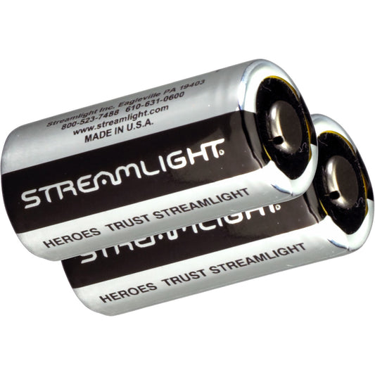 Streamlight Streamlight Lithium Batteries CR123A 2 Pack - Imported Draft - DropShot Archery