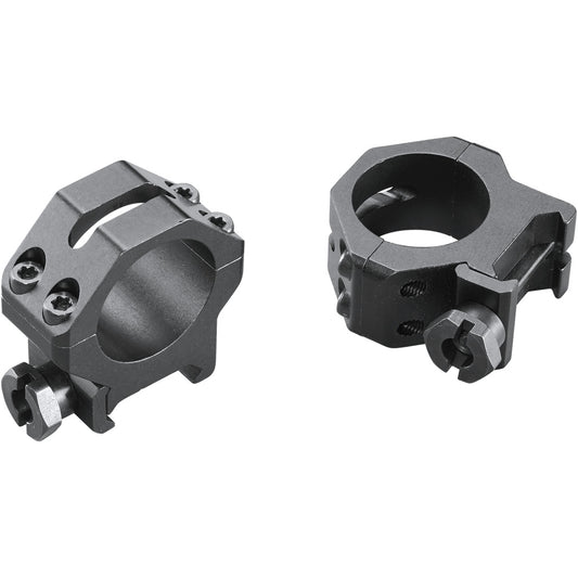 Weaver Weaver Classic 4Hole Skeleton Rings Matte Black 1" Medium Clamshell Pack - Imported Draft - DropShot Archery