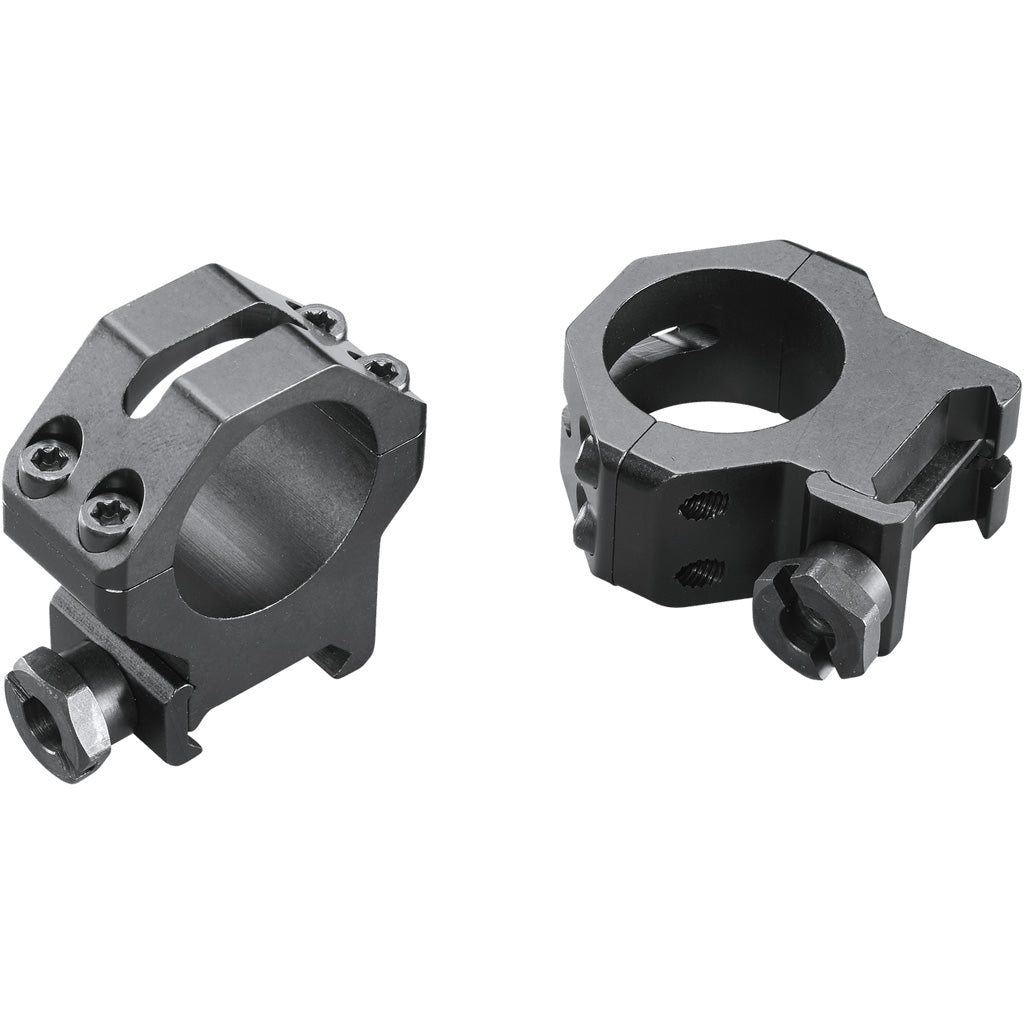 Weaver Weaver Classic 4Hole Skeleton Rings Matte Black 1" High Clamshell Pack - Imported Draft - DropShot Archery