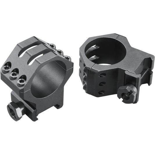 Weaver Weaver Classic 6Hole Skeleton Rings Matte Black 30mm Medium Clamshell Pack - Imported Draft - DropShot Archery