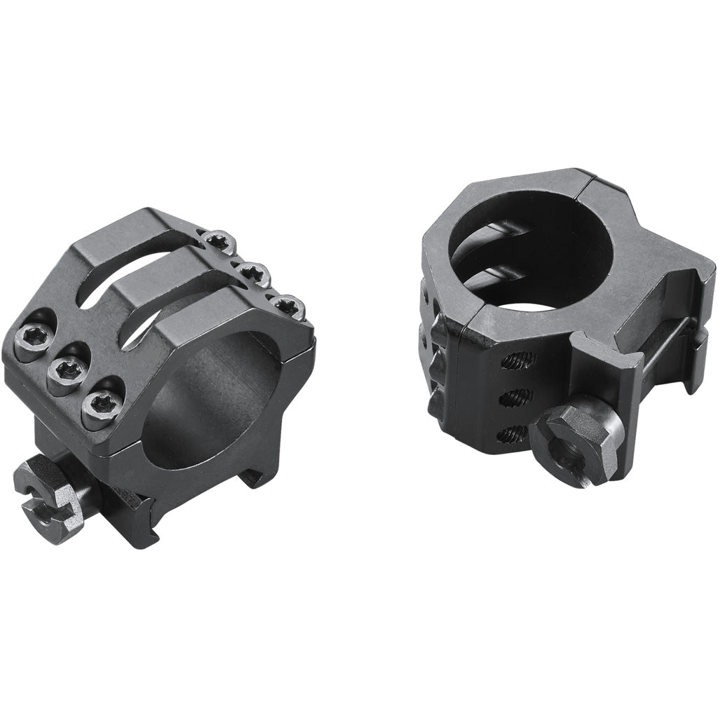 Weaver Weaver Classic 6Hole Skeleton Rings Matte Black 1" Medium Clamshell Pack - Imported Draft - DropShot Archery