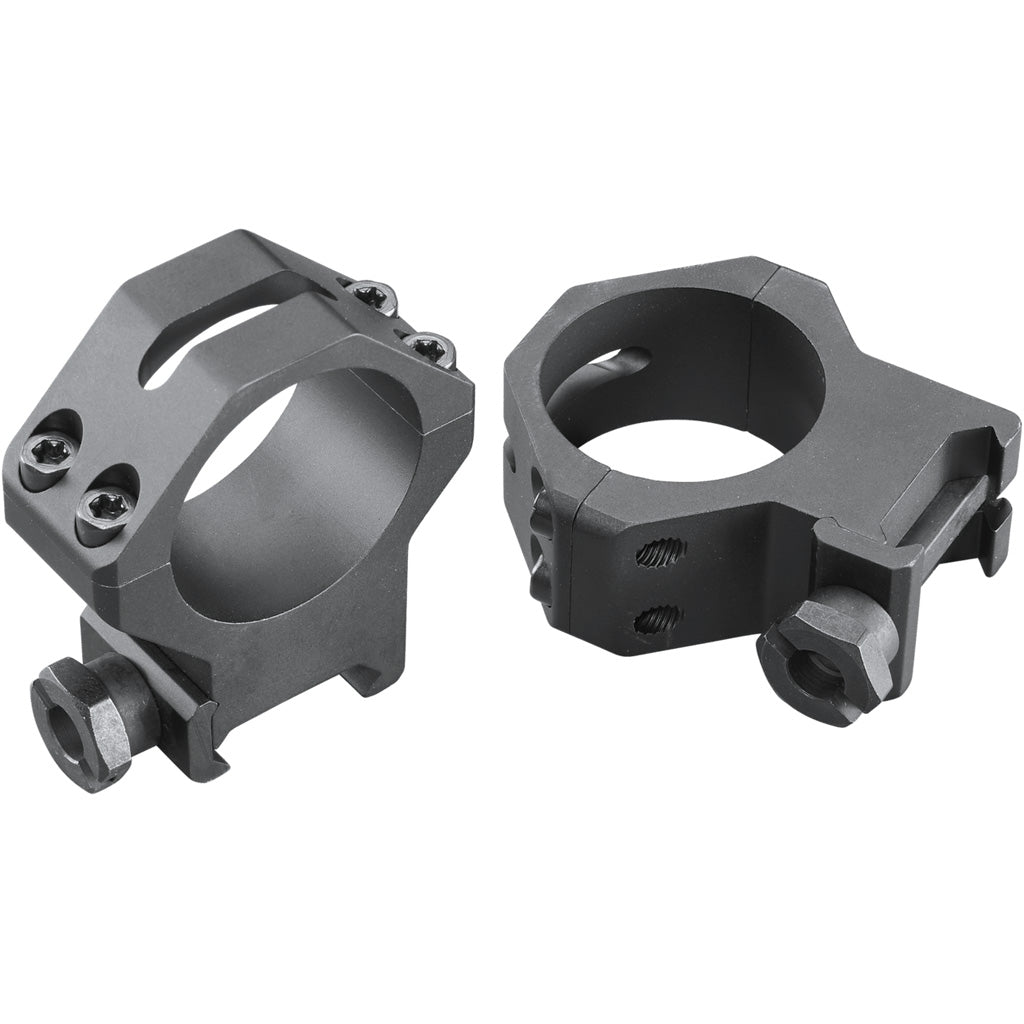 Weaver Weaver Tactical 4Hole Picatinny Ring Matte Black 30mm High Clamshell Pack - Imported Draft - DropShot Archery