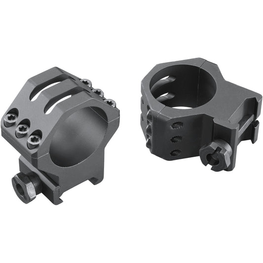 Weaver Weaver Tactical 6Hole Picatinny Ring Matte Black 30mm High Clamshell Pack - Imported Draft - DropShot Archery