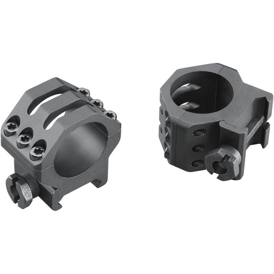 Weaver Weaver Tactical 6Hole Picatinny Ring Matte Black 1" Medium Clamshell Pack - Imported Draft - DropShot Archery