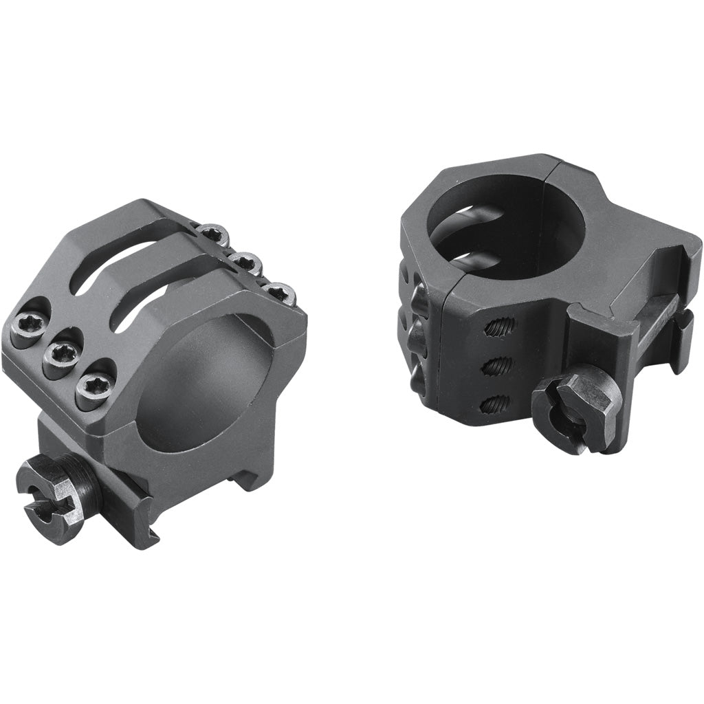 Weaver Weaver Tactical 6Hole Picatinny Ring Matte Black 1" High Clamshell Pack - Imported Draft - DropShot Archery