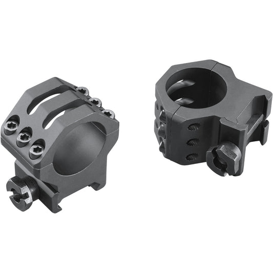 Weaver Weaver Tactical 6Hole Picatinny Ring Matte Black 1" High Clamshell Pack - Imported Draft - DropShot Archery