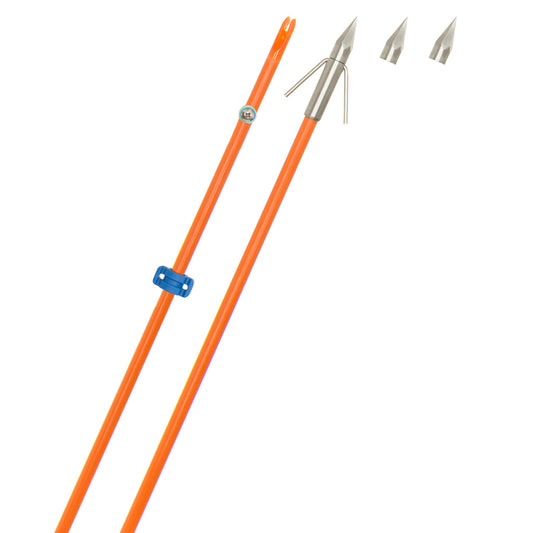 Fin-Finder Fin Finder Raider Pro Bowfishing Arrow Orange With Big Head Point - Arrows & Bolts - DropShot Archery