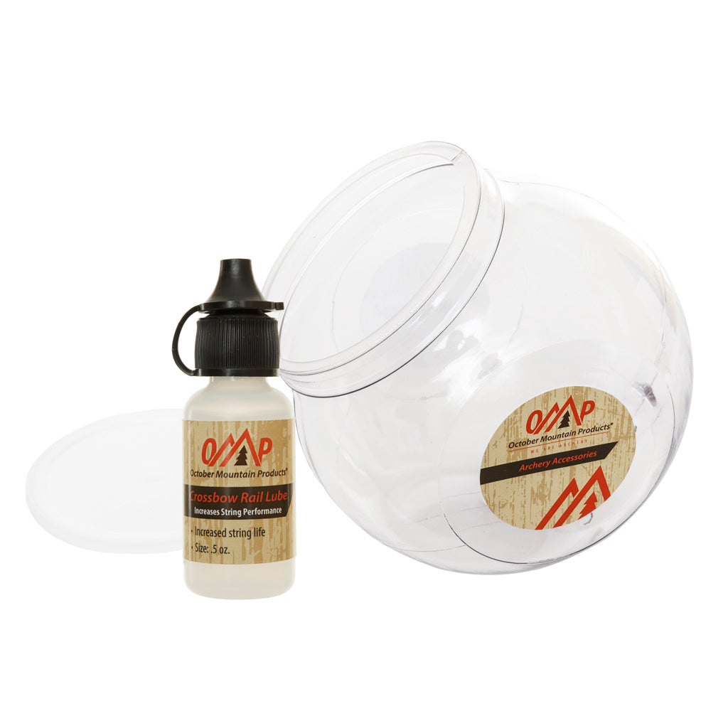October Mountain October Mountain Crossbow Rail Lube .5oz 10pk. Counter Display - Imported Draft - DropShot Archery