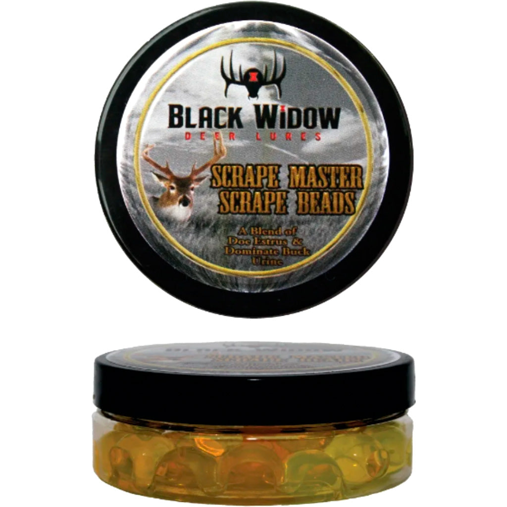 Black Widow Black Widow Red Label Scrape Master Scent Beads 2oz - Imported Draft - DropShot Archery