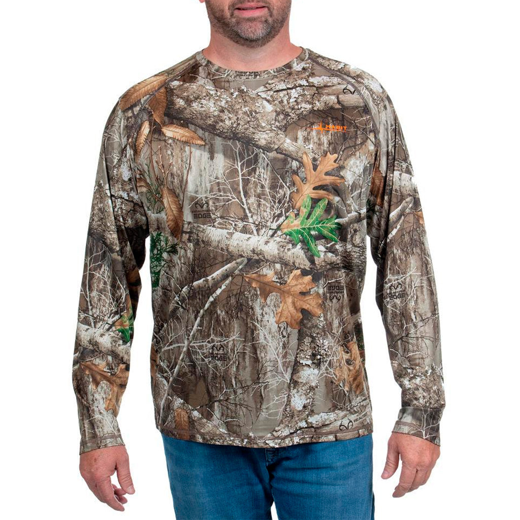 Habit Mens Siesta Cape Long Sleeve Perf Tee 2X-Realtree Edge
