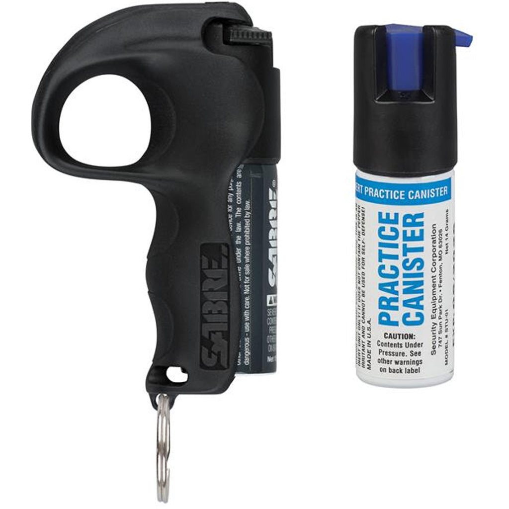 Sabre Sabre Easy Aim Pepper Spray w/Practice Spray Black - Imported Draft - DropShot Archery