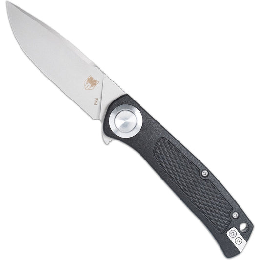 CobraTec CobraTec EDC Scout Grivory Button Lock Knife Folding Blade Black - Imported Draft - DropShot Archery
