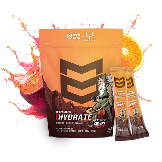 MTN OPS MTN Ops Hydrate Gnome's Nectar MEATEATER Trail Packs - 20ct - Imported Draft - DropShot Archery