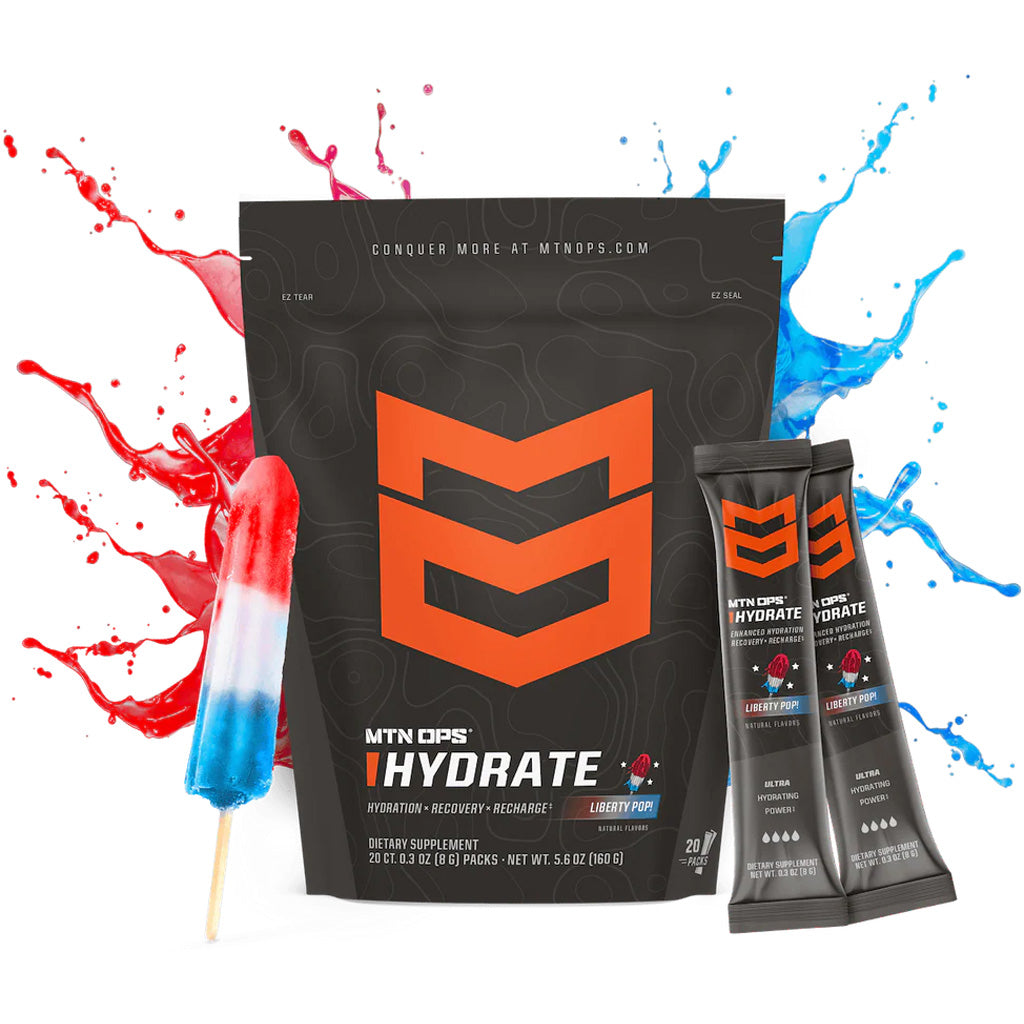 MTN OPS MTN Ops Hydrate Liberty Pop Trail Packs - 20ct - Imported Draft - DropShot Archery