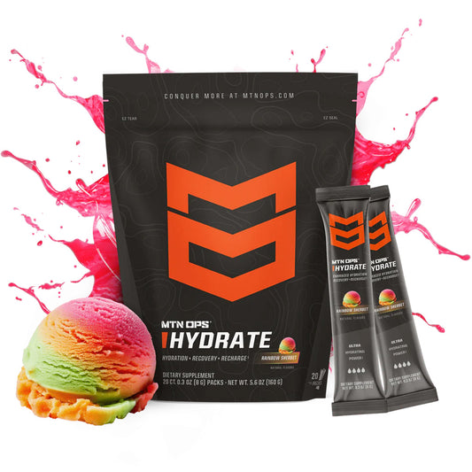 MTN OPS MTN Ops Hydrate Rainbow Sherbet Trail Packs - 20ct - Imported Draft - DropShot Archery