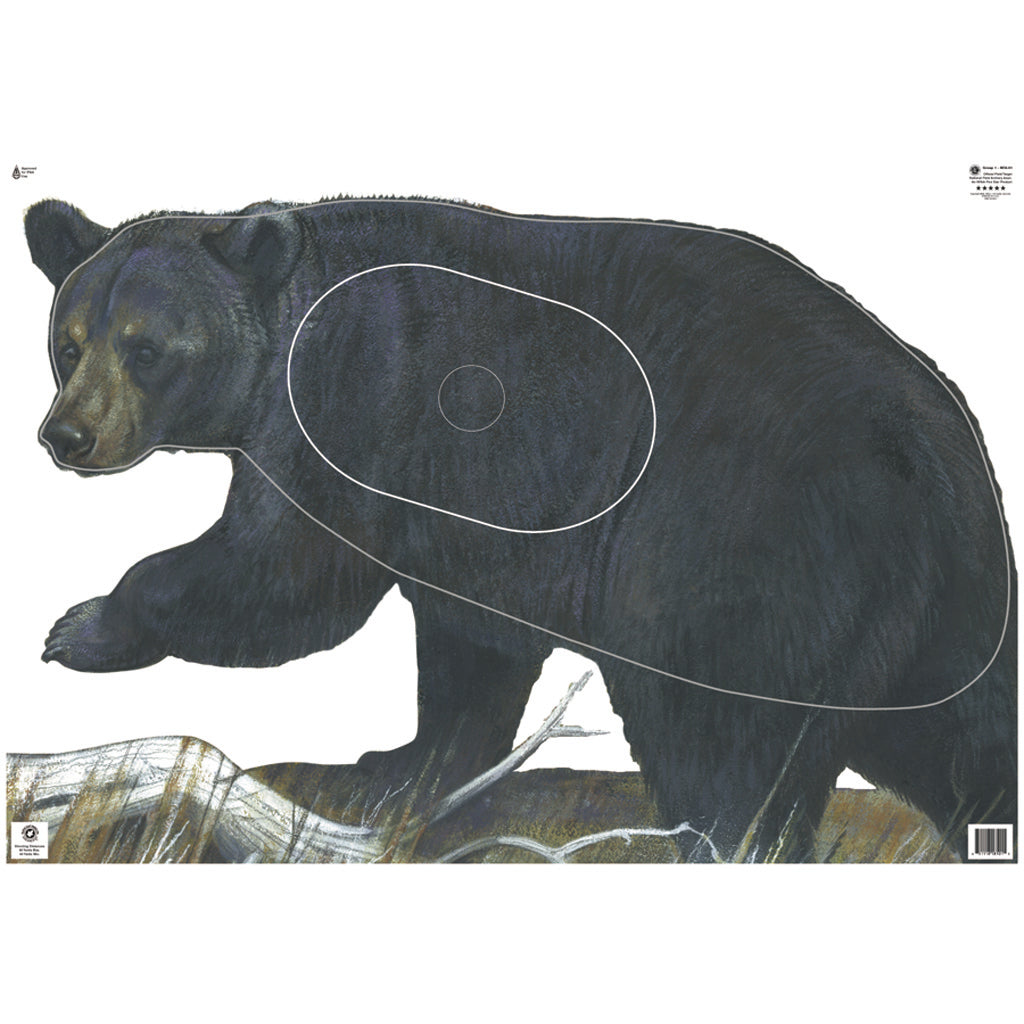 Maple Leaf Press Maple Leaf NFAA Animal Faces Group 1 Bear - Imported Draft - DropShot Archery