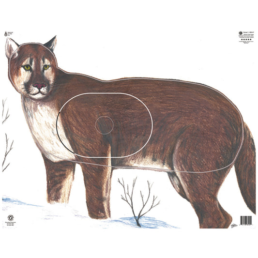 Maple Leaf Press Maple Leaf NFAA Animal Faces Group 2 Cougar - Imported Draft - DropShot Archery