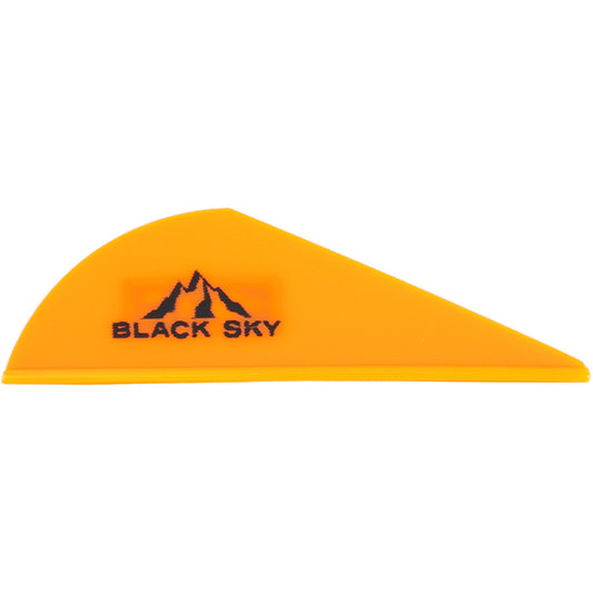 Bohning Bohning Black Sky Vane 2 in. Neon Orange 100 pk. - Imported Draft - DropShot Archery