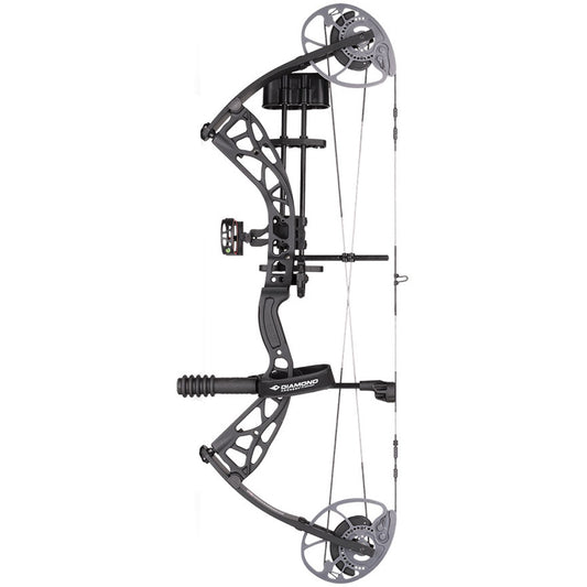 Diamond Diamond Edge Max Bow Package Black 16-31 In. 20-70 LBS. LH - Archery - DropShot Archery