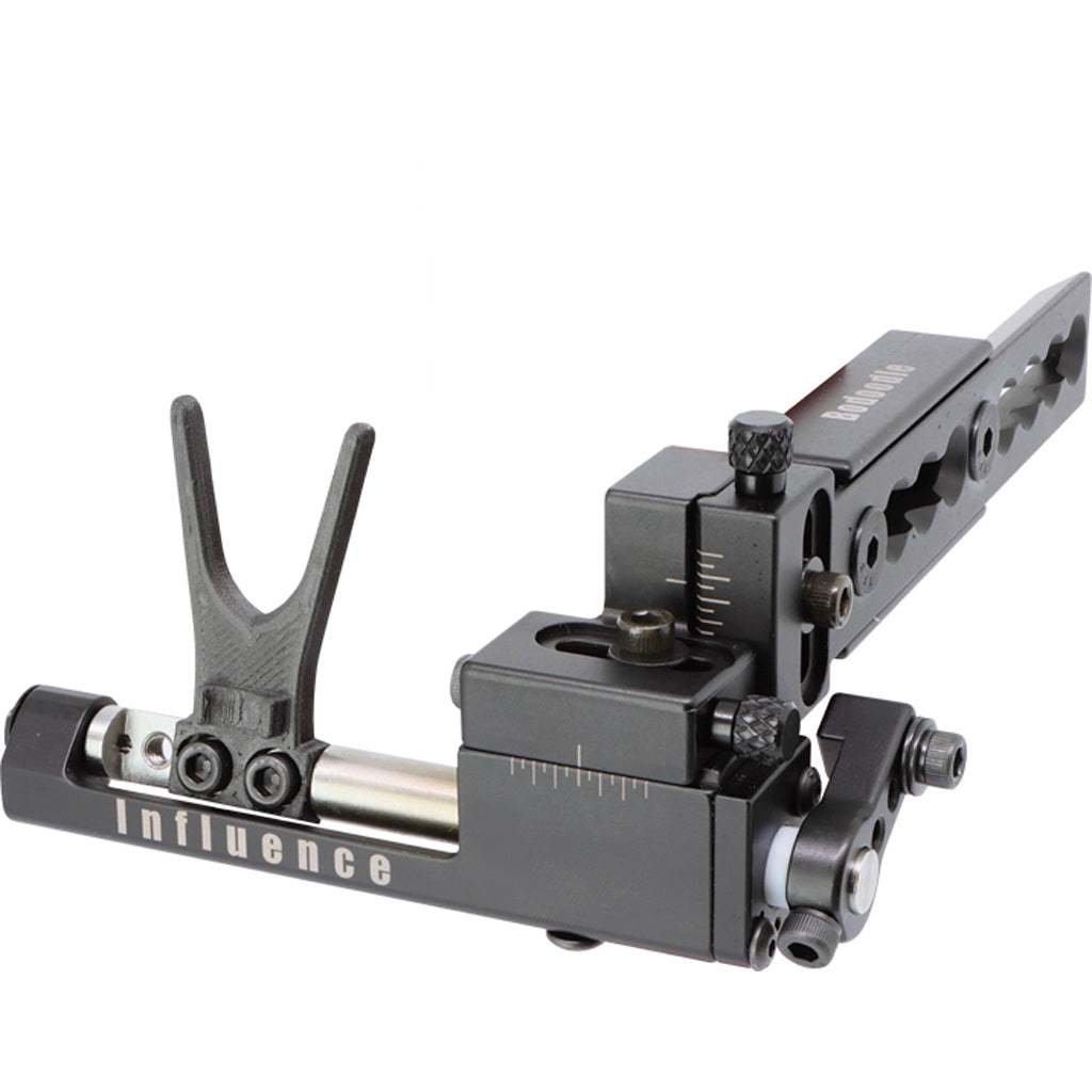Specialty Archery Specialty Archery Influence Arrow Rest Deluxe Kit w/Extension and Double Berger Hole LH - Imported Draft - DropShot Archery