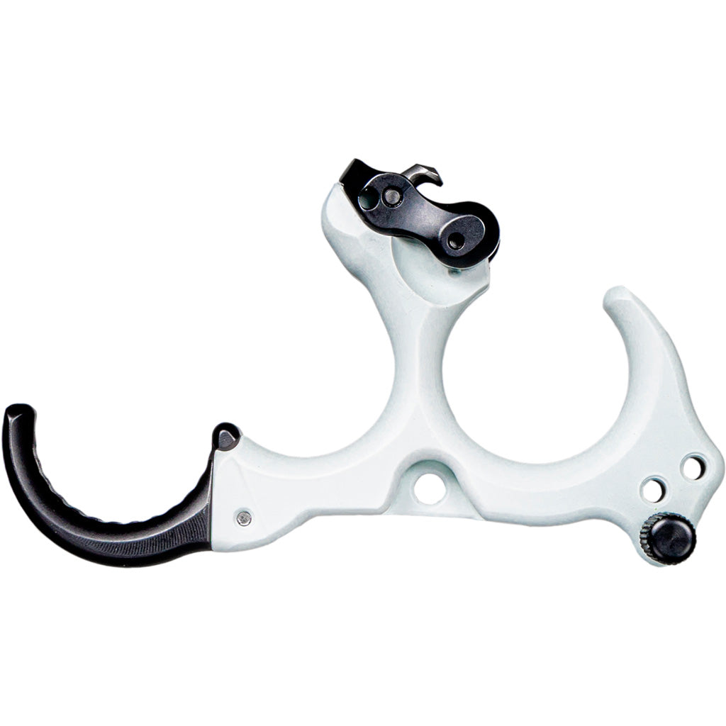 TRU Ball Tru Ball Honey Badger Claw Flex CK Release Cloud White Cerakote 3 Finger Medium - Imported Draft - DropShot Archery