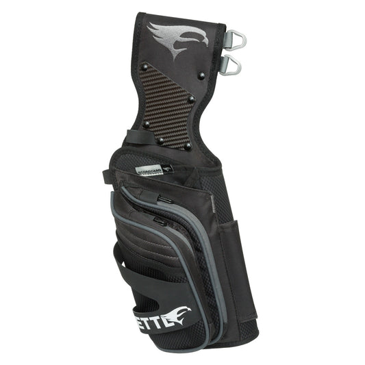 Elevation Elevation Mettle Field Quiver Black RH - Imported Draft - DropShot Archery