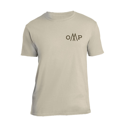 October Mountain October Mountain Tradition Tee Sand Medium - Imported Draft - DropShot Archery