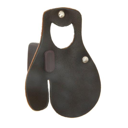 October Mountain October Mountain Leather Tab Black Medium LH - Imported Draft - DropShot Archery
