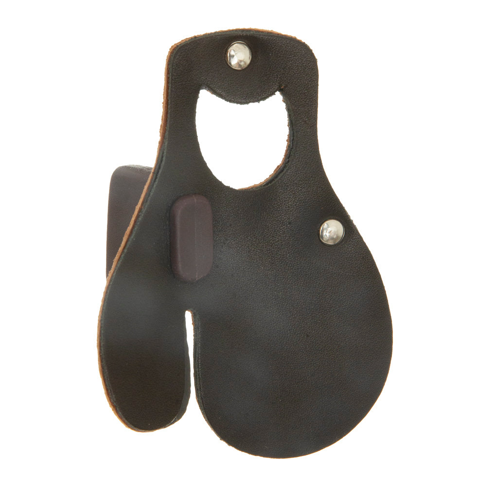 October Mountain October Mountain Leather Tab Black Large LH - Imported Draft - DropShot Archery