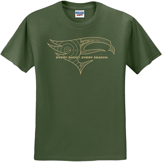 Elevation Elevation Every Shoot Every Season Premium Tee X Large - Imported Draft - DropShot Archery