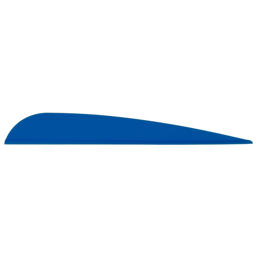 Arizona Archery Enterprises AAE Elite Plastifletch Vanes Blue 3.875 in. 100 pk. - Imported Draft - DropShot Archery