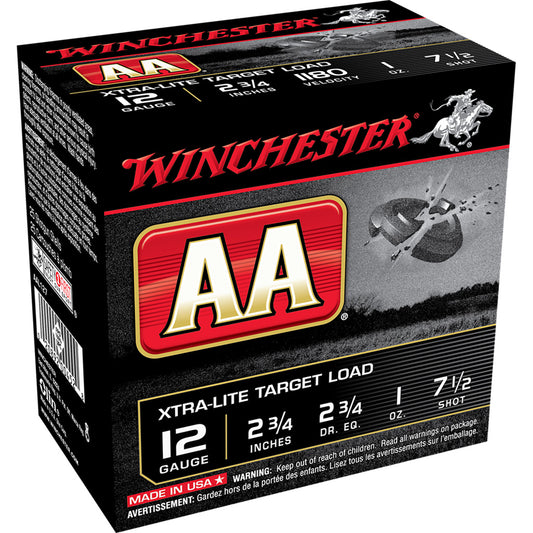 Winchester Winchester AA Xtra-Lite Load 12 ga. 2.75 in. 1 oz. 7.5 Shot 25 rd. - Imported Draft - DropShot Archery