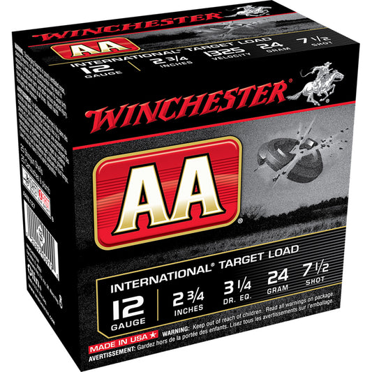 Winchester Winchester AA USA Shooting Load 12 ga. 2.75 in. 24 gm. 7.5 Shot 25 rd. - Imported Draft - DropShot Archery