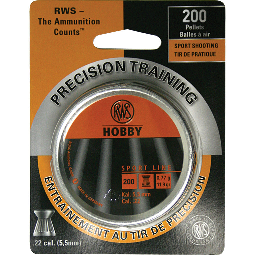 RWS RWS Hobby Sport Line .22 Pellets 200 ct. - Imported Draft - DropShot Archery