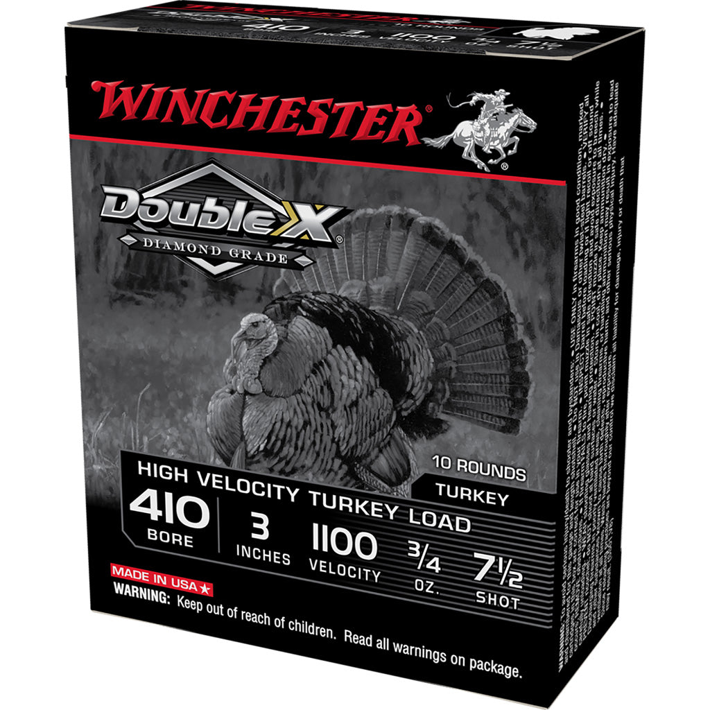 Winchester Winchester Double X Diamond Grade Turkey Load 410 ga. 3 in. 3/4 oz. 7.5 Shot 10 rd. - Imported Draft - DropShot Archery