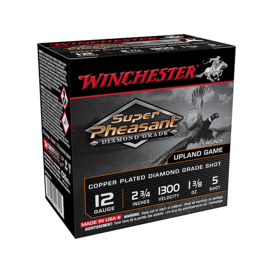 Winchester Winchester Super Pheasant Diamond Grade Load 12 ga. 2.75 in. 5 Shot 25 rd. - Imported Draft - DropShot Archery