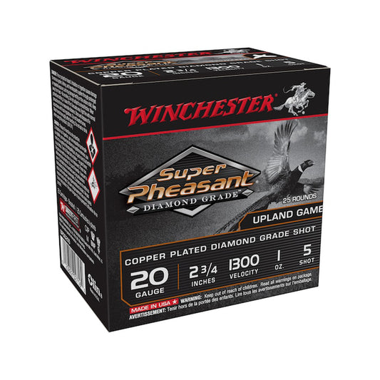 Winchester Winchester Super Pheasant Diamond Grade Load 20 ga. 2.75 in. 5 Shot 25 rd. - Imported Draft - DropShot Archery