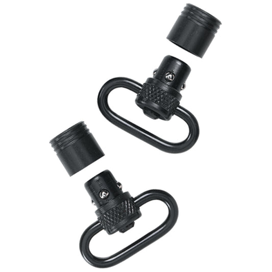 Uncle Mike's Uncle Mike's QD Swivels 100 1 in. Blued - Imported Draft - DropShot Archery
