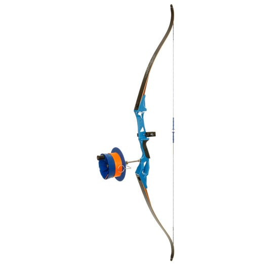 Fin-Finder Fin Finder Bank Runner Recurve Package Blue With Sidewinder Reel RH - Archery & Outdoor Gear - DropShot Archery