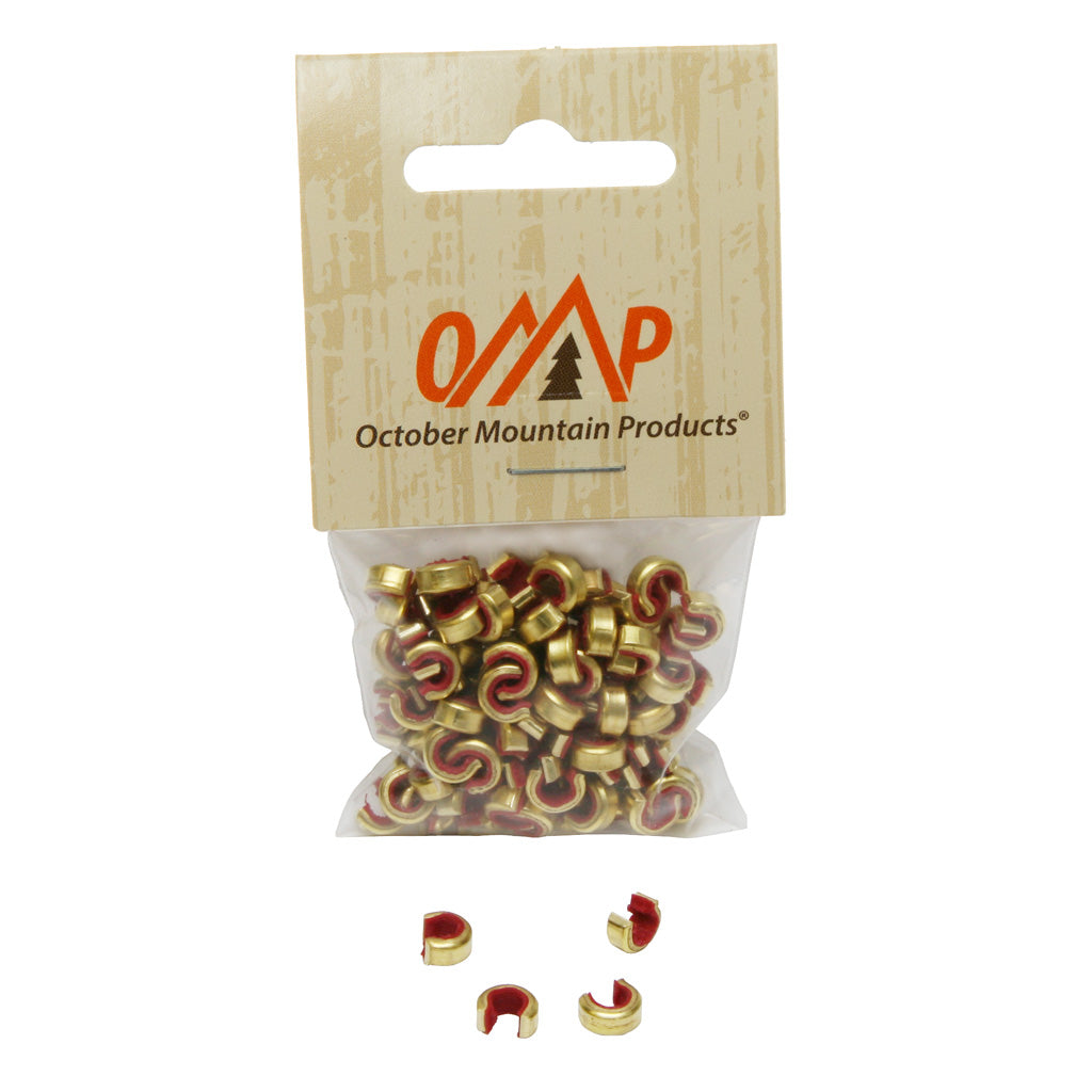 October Mountain October Mountain Nock Sets XL Red 100 pk. - Outdoor Gear - DropShot Archery