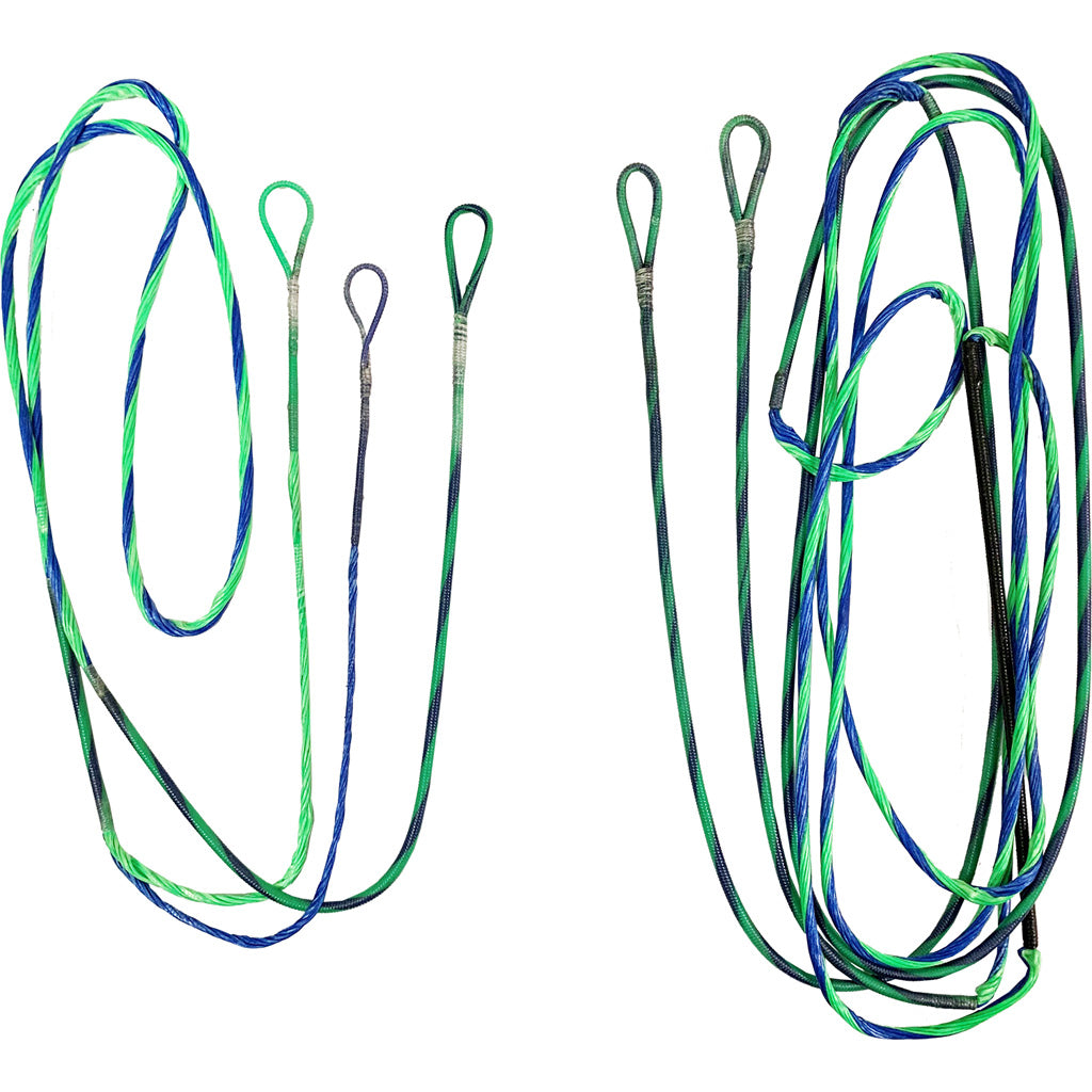 First String Firststring Genesis String And Cable Set Flo Green/ Blue - Outdoor Gear - DropShot Archery