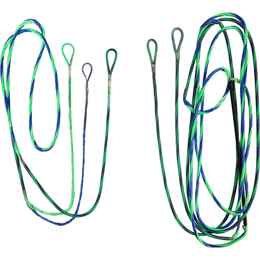 First String Firststring Genesis String And Cable Set Flo Green/ Blue - Outdoor Gear - DropShot Archery