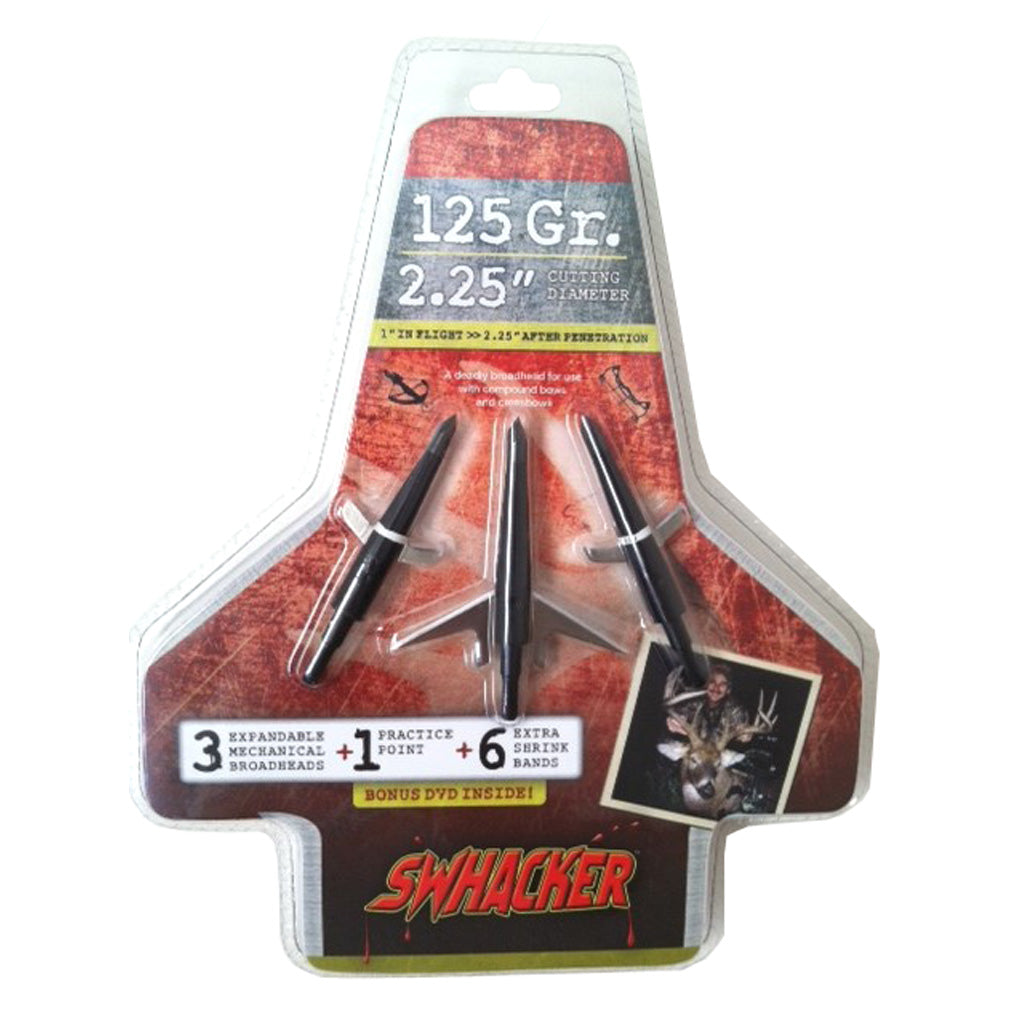Swhacker 2 Blade Broadheads 125 Gr. 2.25in. 3 pk.
