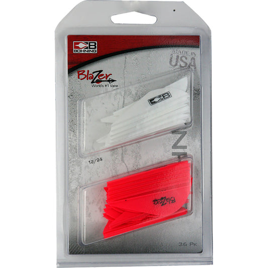 Bohning Bohning Blazer Vane Combo White/hot Pink 36 pk. - Archery & Outdoor Gear - DropShot Archery