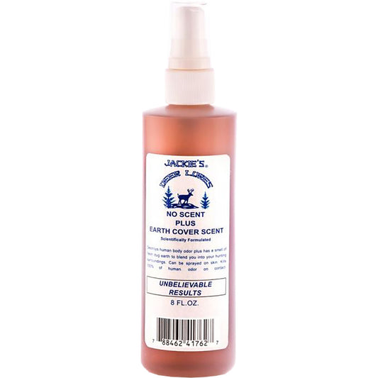 Jackies Deer Lures Jackies No Scent Plus Earth W/sprayer 8 Oz. - Scents & Attractants - DropShot Archery