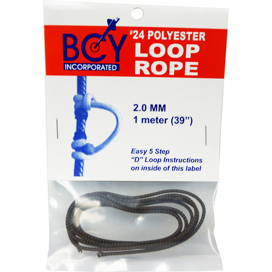 Bcy Bcy 24 D-loop Material Brown/black 1m - Archery & Outdoor Gear - DropShot Archery