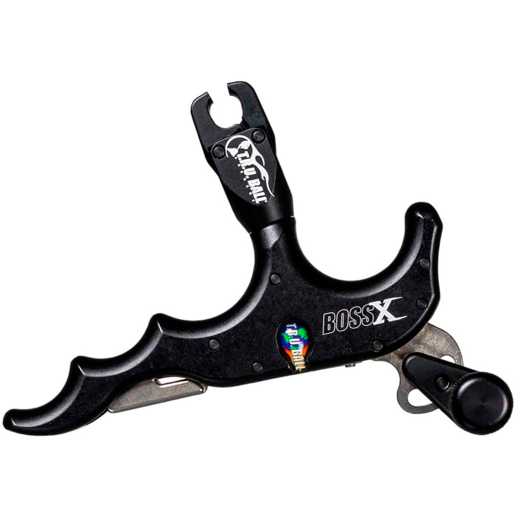 TRU Ball Tru Ball Boss X Release Black 4 Finger - Archery Accessories - DropShot Archery